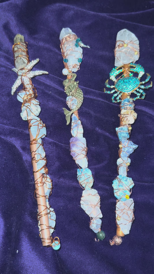 Large Copper Wands - Ocean Collection
